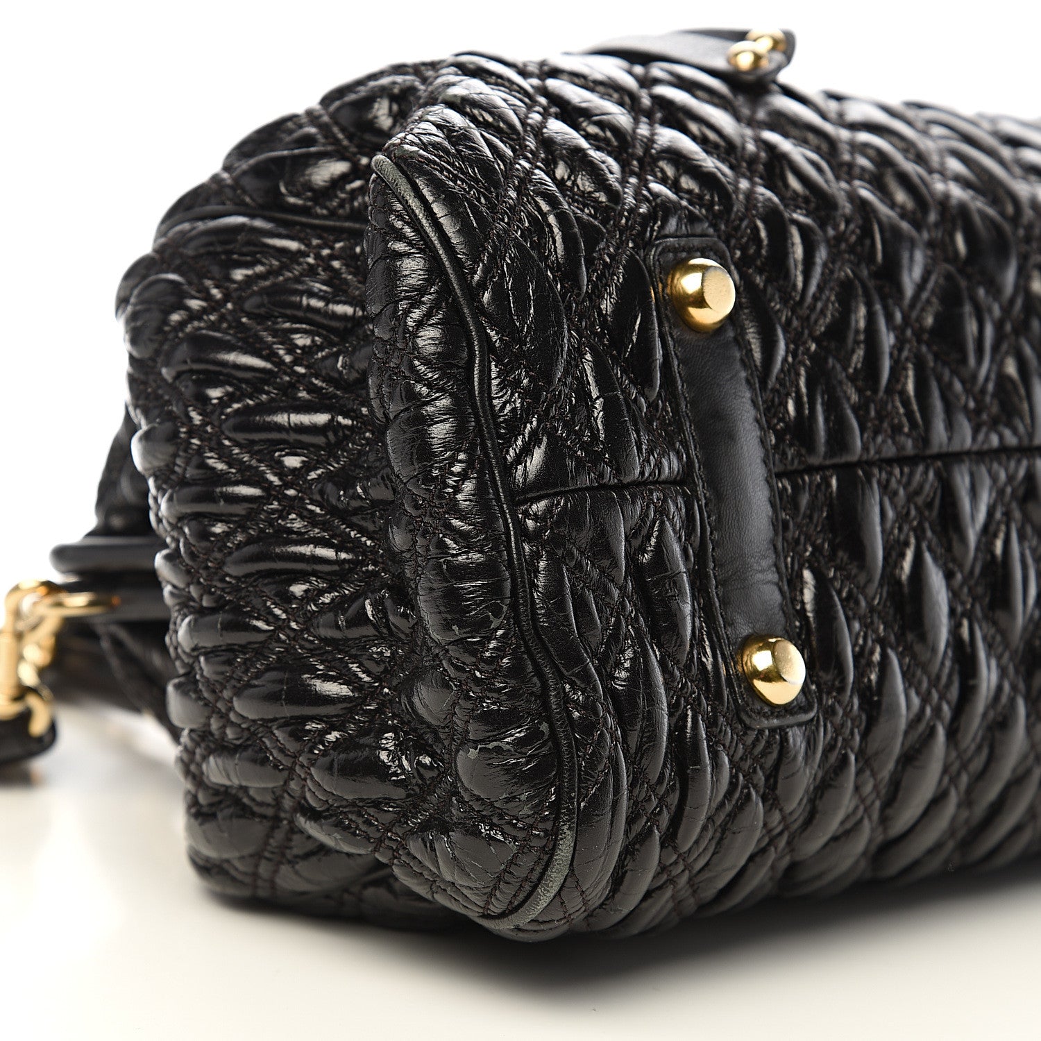 Marc Jacobs Calfskin Quilted Stam Black 6 of 8