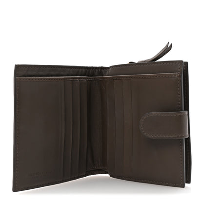 Bottega Veneta Nappa Intrecciato Bifold Zip Wallet Ebano 5 of 8
