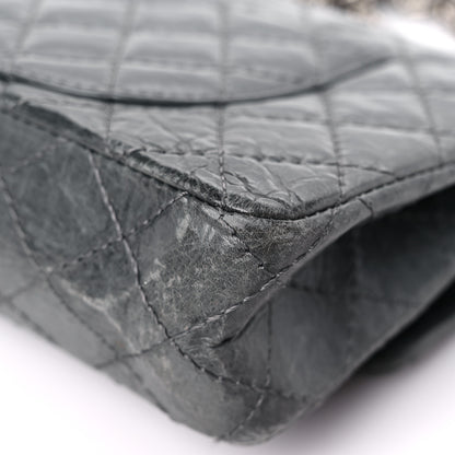 Chanel Aged Calfskin Quilted 50th Anniversary 2.55 Reissue 225 Flap Grey 12 of 21