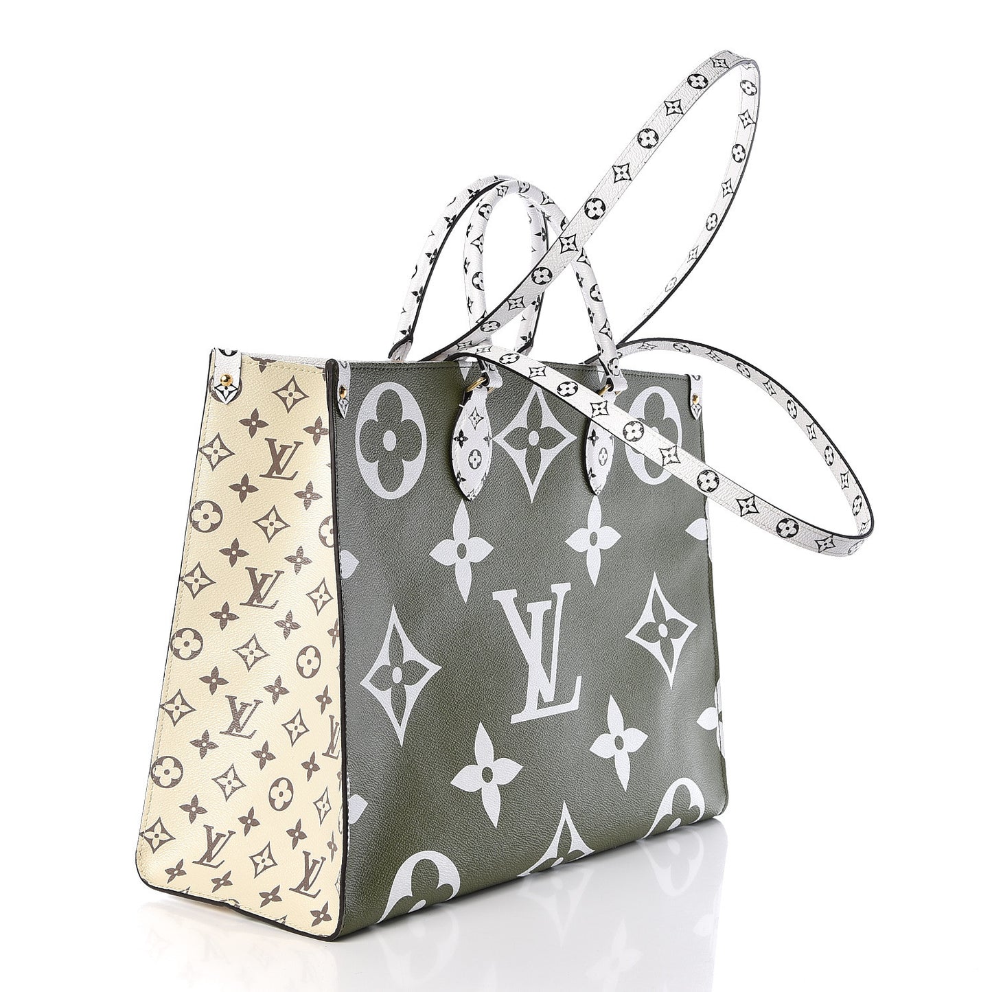 Monogram Giant Onthego GM Kaki Beige