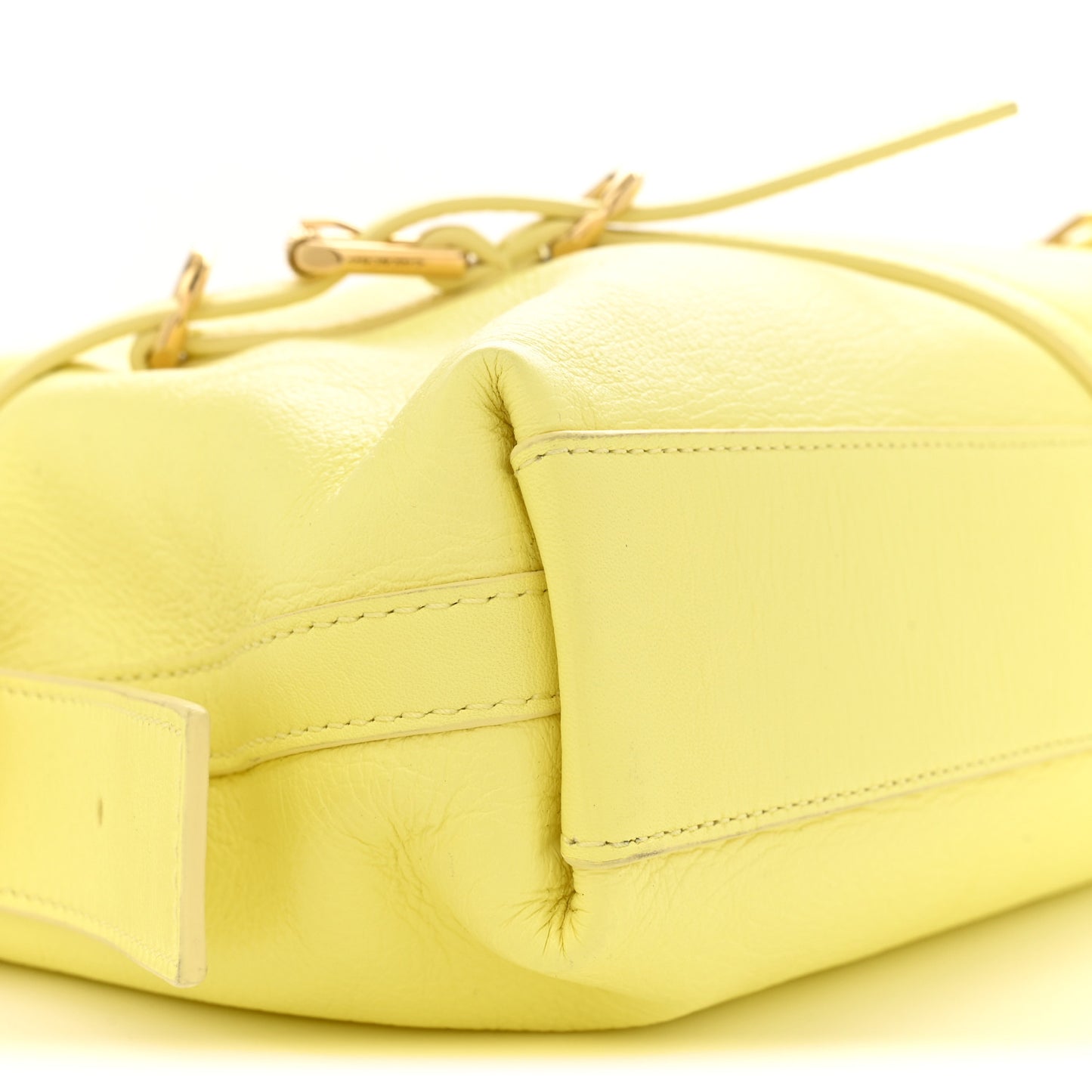 Calfskin Medium Voyou Bag Soft Yellow