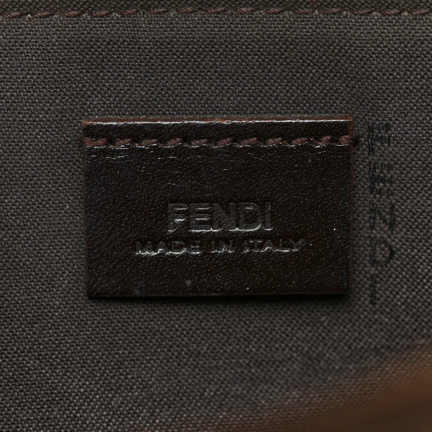 Fendi Zucchino Spalmati Forever Zip Around Wallet Nocciola 6 of 12