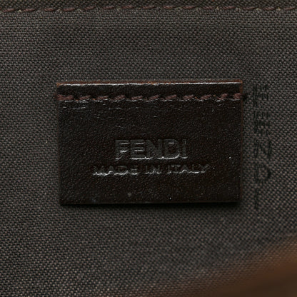 Fendi Zucchino Spalmati Forever Zip Around Wallet Nocciola 6 of 12