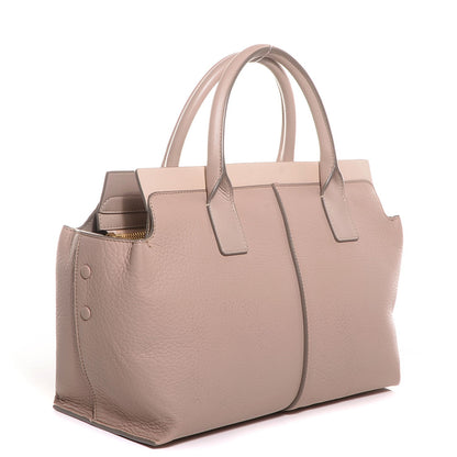 Chloe Grained Calfskin Small Cate Satchel Blush 3 of 10