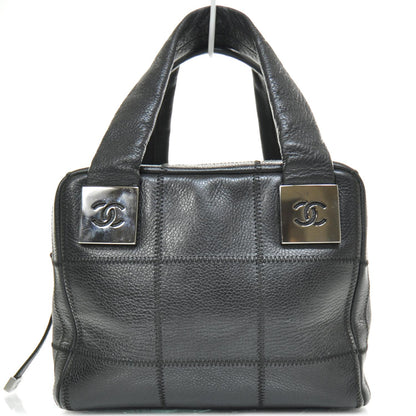 Chanel Caviar Square Stitched Small Handbag Black 1 of 9