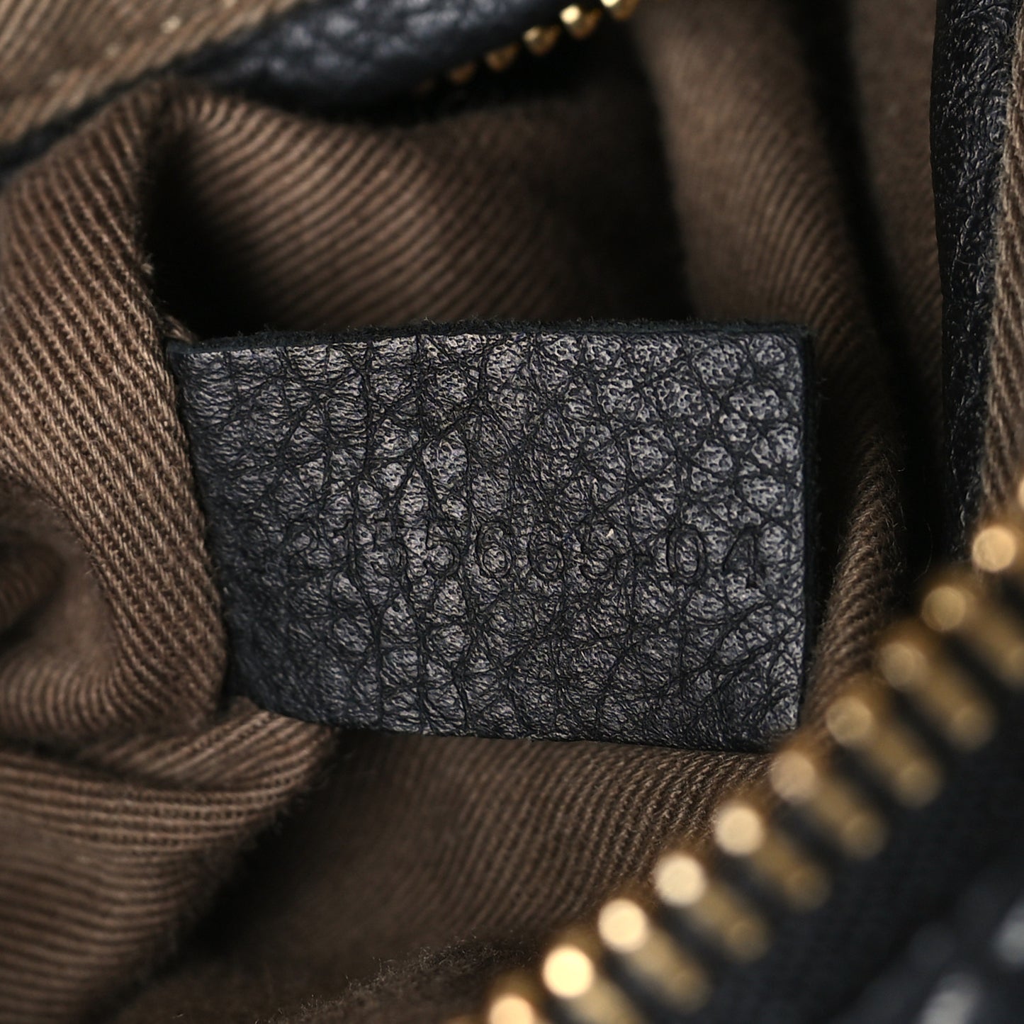 Calfskin Small Marcie Satchel Black