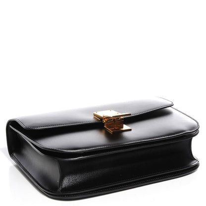 Celine Box Calfskin Medium Classic Box Flap Bag Black 4 of 11