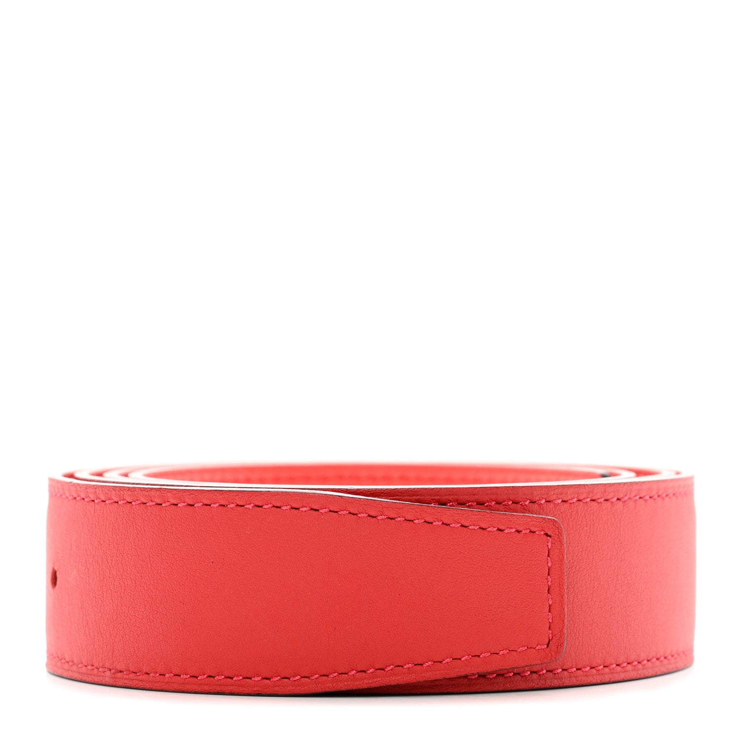 Hermes Epsom Swift 32mm Belt Strap 100 40 Rouge Pivoine Rouge Casaque 1 of 5