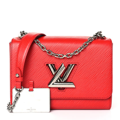 Louis Vuitton Epi Twist Shoulder Bag MM Coquelicot 1 of 8