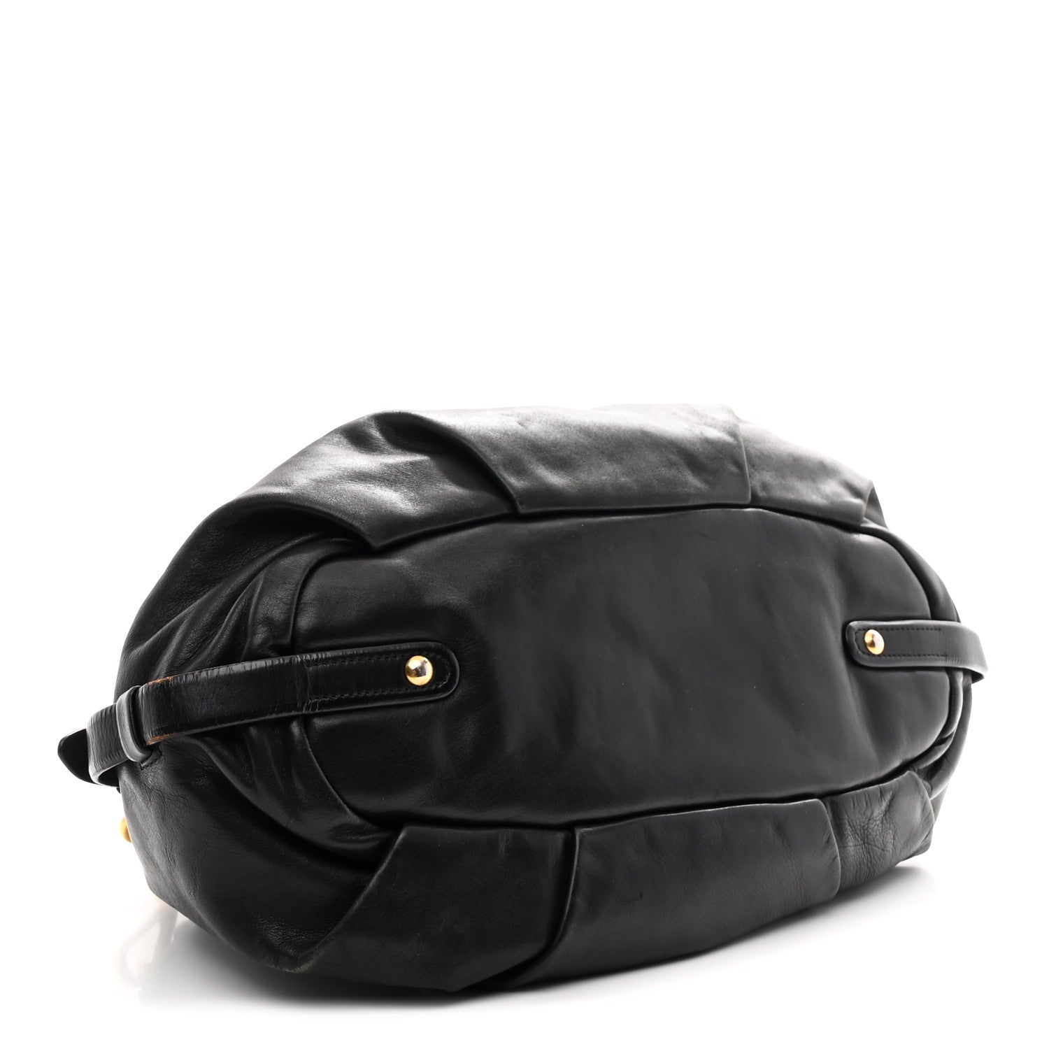 Prada Vitello Soft Calfskin Shopping Satchel Black 4 of 11