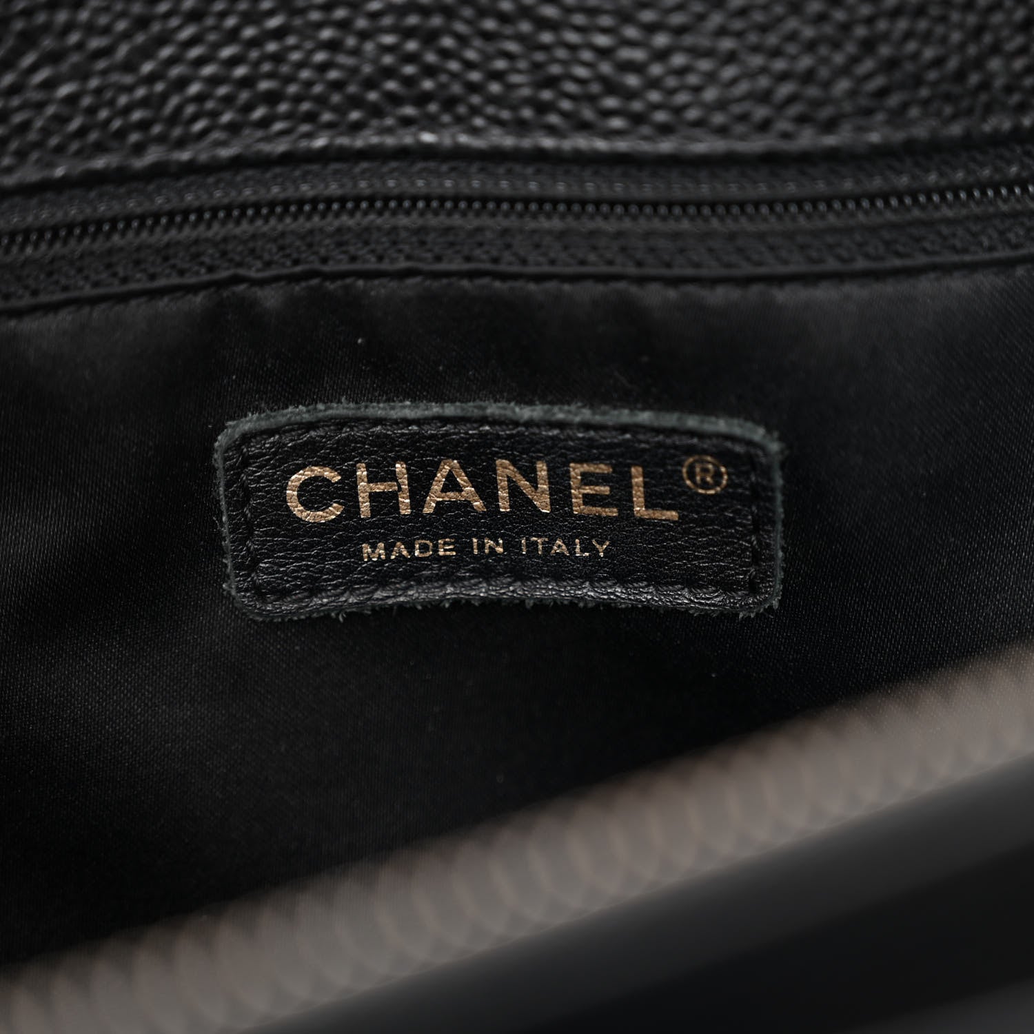 Chanel Caviar Quilted Grand Shopping Tote GST Black 6 of 17