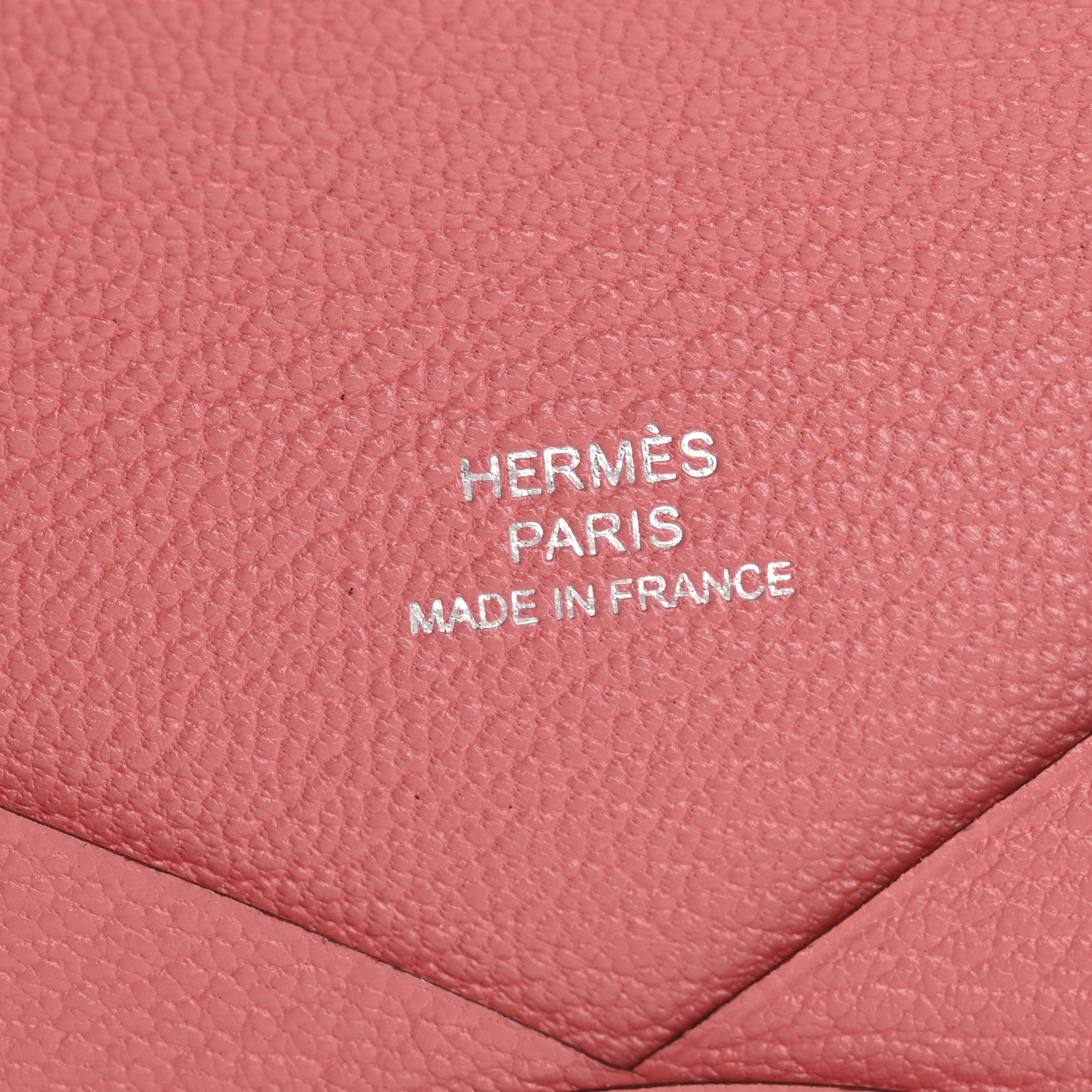 Hermes Chevre Mysore Calvi Card Case Rose Azalee 6 of 9