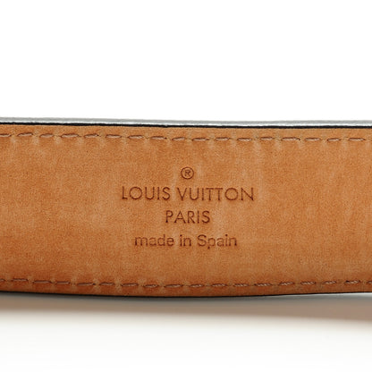 Louis Vuitton Epi LV Initiales Belt 85 34 Indigo 7 of 7