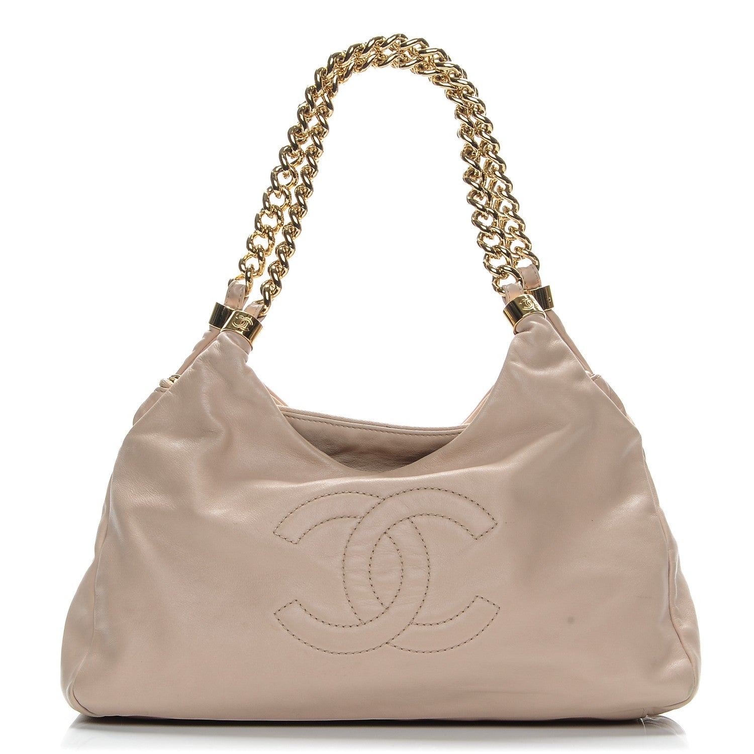 Chanel Calfskin Rodeo Drive Hobo Beige 1 of 14