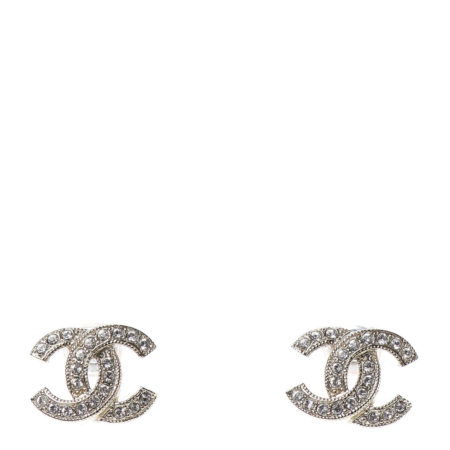Crystal CC Earrings Gold