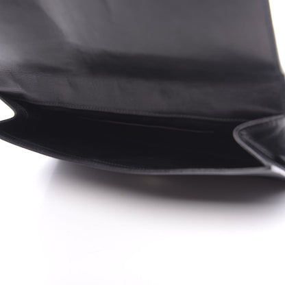 Saint Laurent Calfskin Monogram Large Belle De Jour Clutch Black 5 of 13
