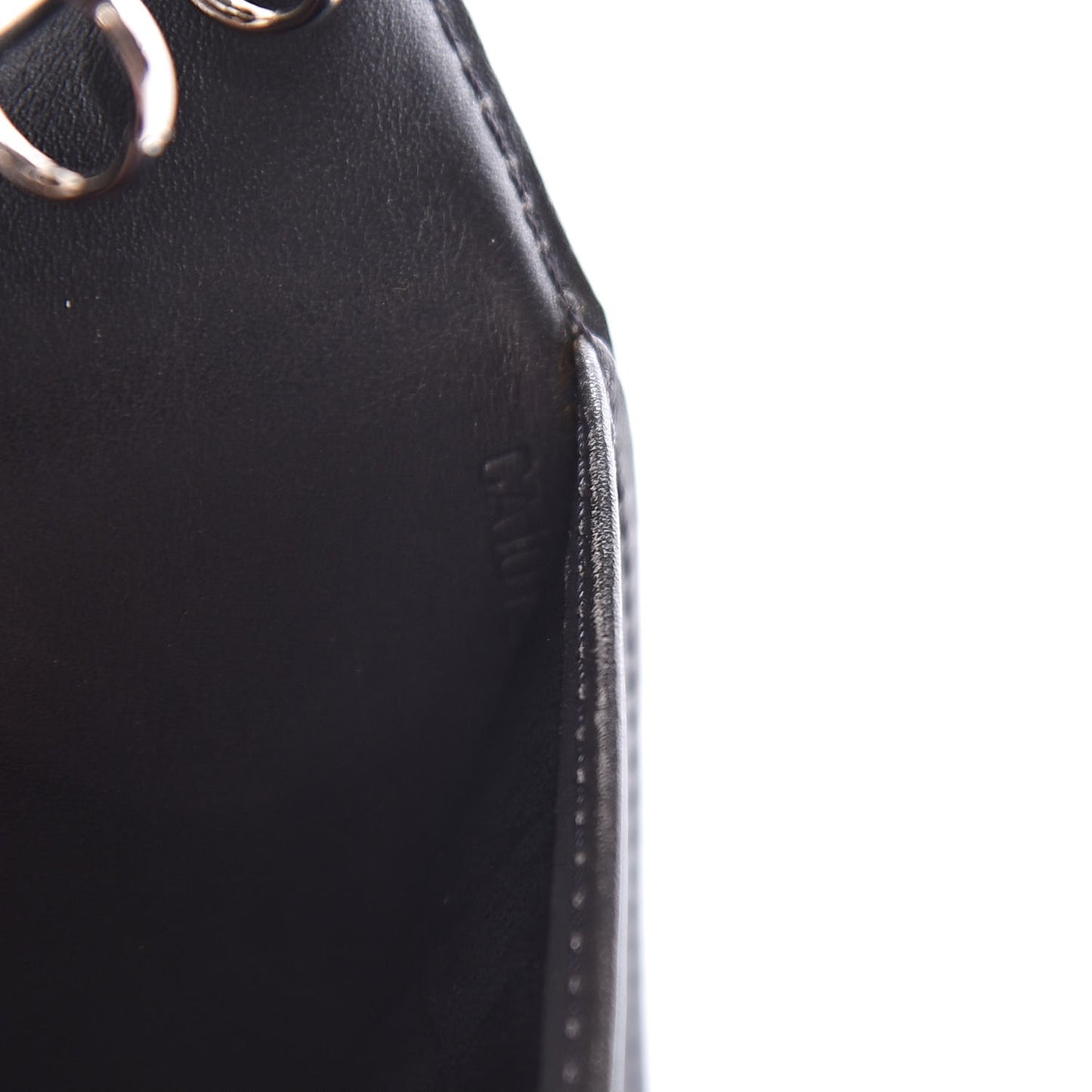 Mat Monogram Small Ring Agenda Cover Black