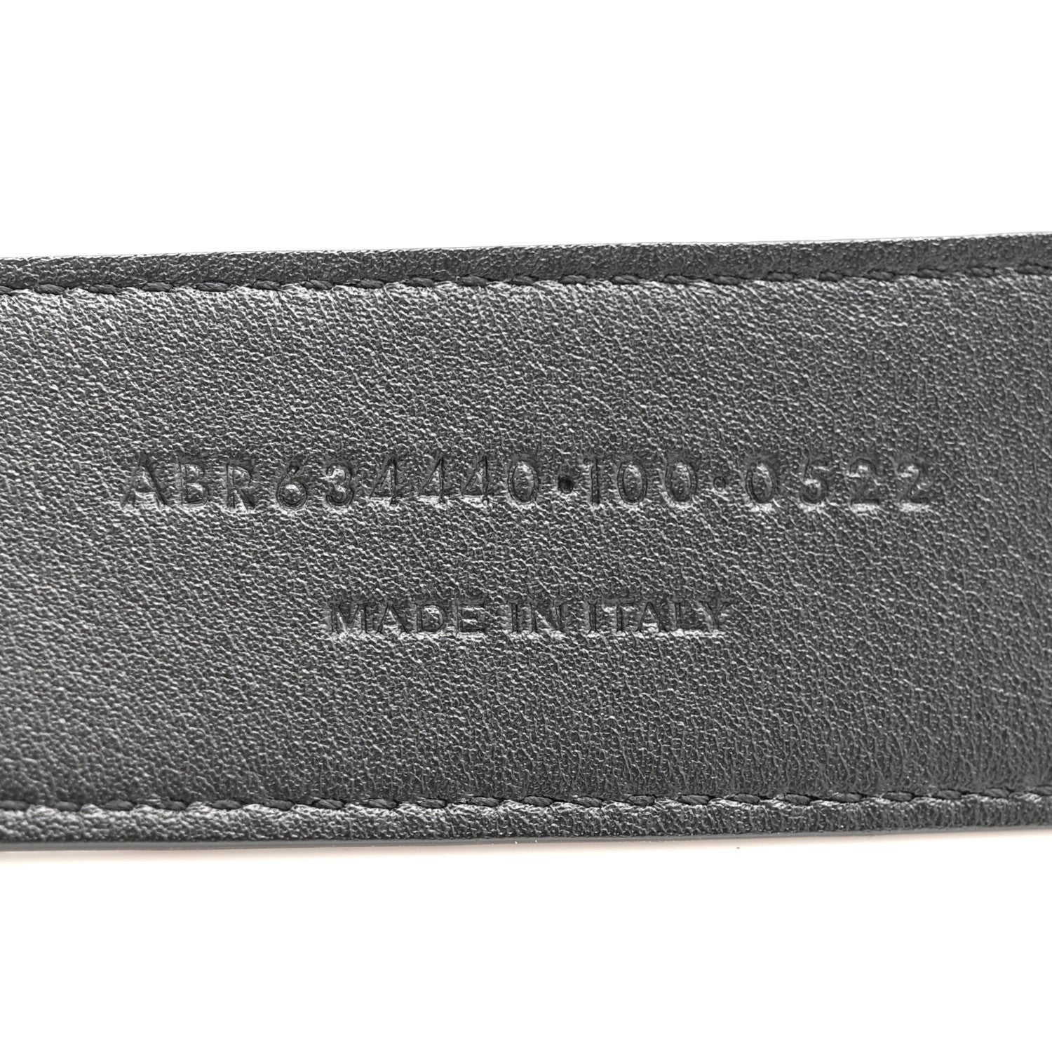 Saint Laurent Calfskin Crocodile Embossed Monogram Square Buckle Belt 100 40 Black 6 of 7