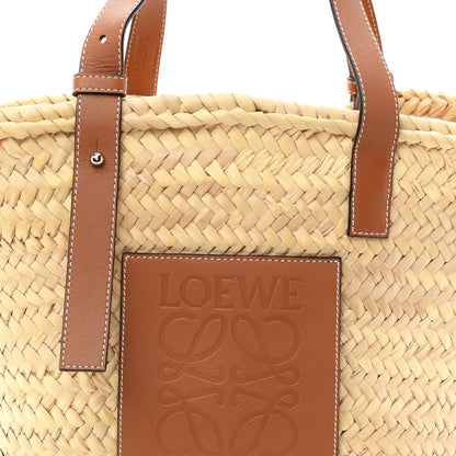 Loewe Raffia Basket Tote Bag Natural Tan 9 of 11