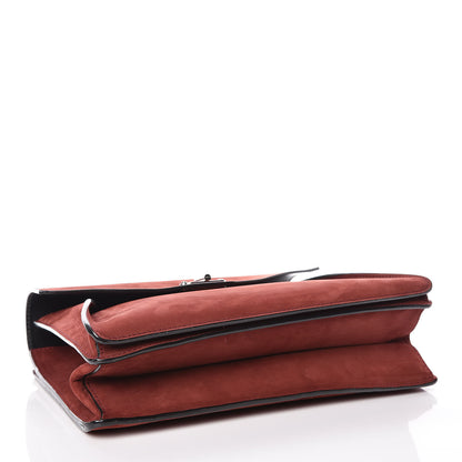 Proenza Schouler Nubuck Medium Hava Top Handle Bag Midnight Plum 4 of 14