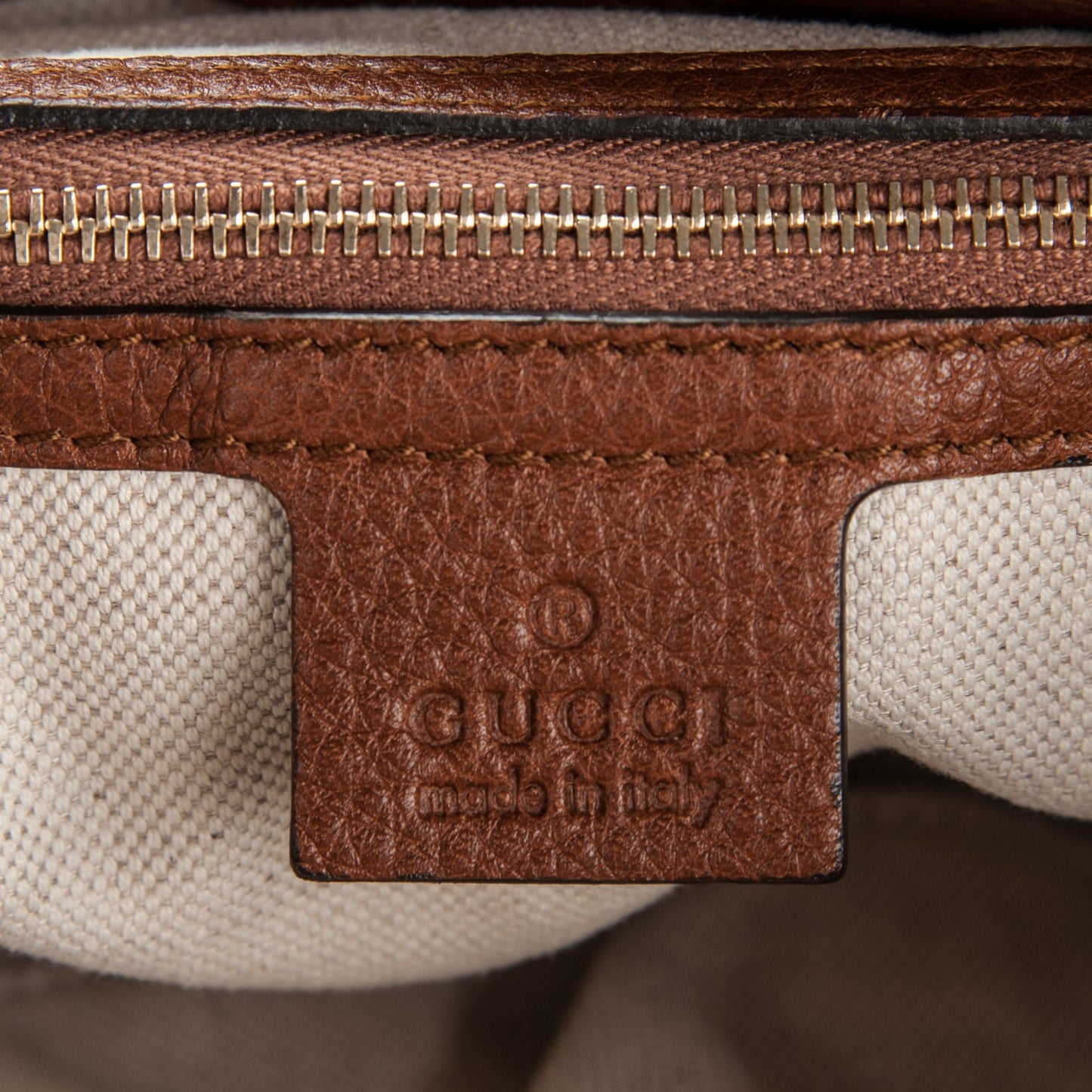 Monogram Cellarius Calfskin Large Bella Hobo Beige Ebony Cuir