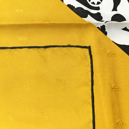 Hermes Silk Quadrige Etriers Tattoo Scarf 90 3 of 3