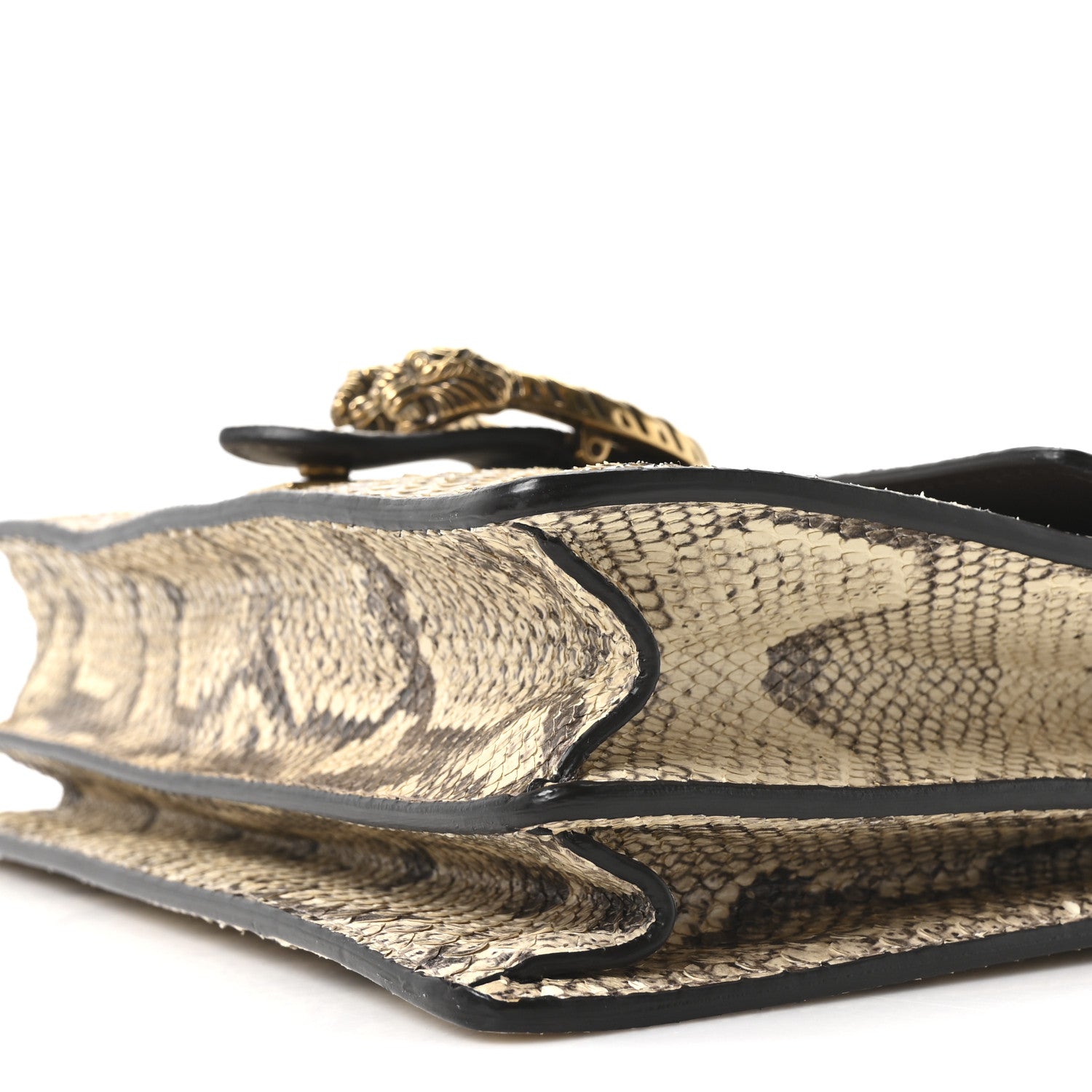 Gucci Snakeskin Web Medium Dionysus Shoulder Bag Natural 10 of 11