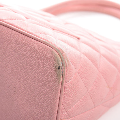 Chanel Caviar Quilted Medallion Tote Light Pink 15 of 20