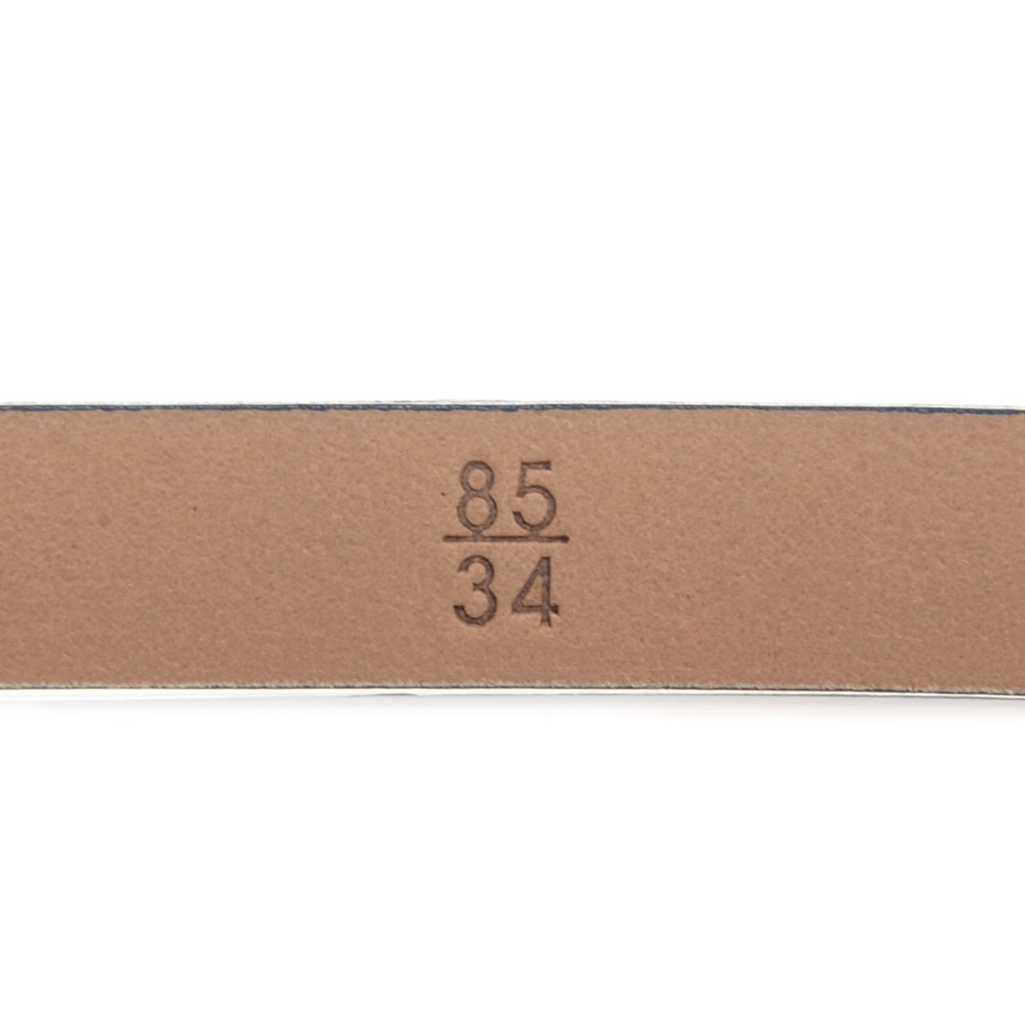 Leather CC Logo Skinny Belt 85 34 Navy Blue