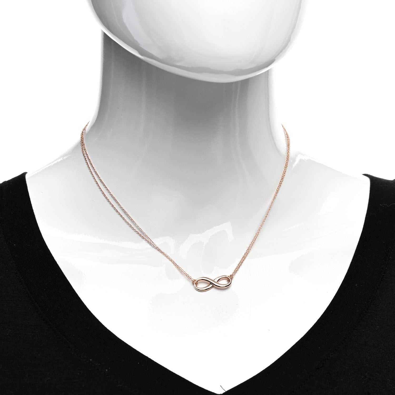 Tiffany Rubedo Infinity Double Chain Necklace 2 of 4