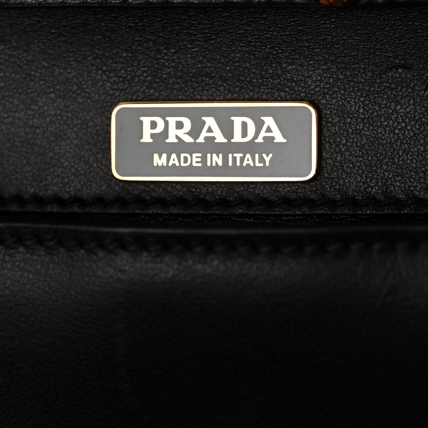 Prada City Calfskin Crocodile Cahier Bag Black 6 of 11