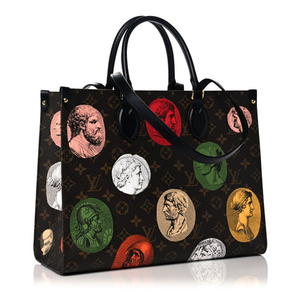 Louis Vuitton X FORNASETTI Monogram Cameo Onthego MM 3 of 8