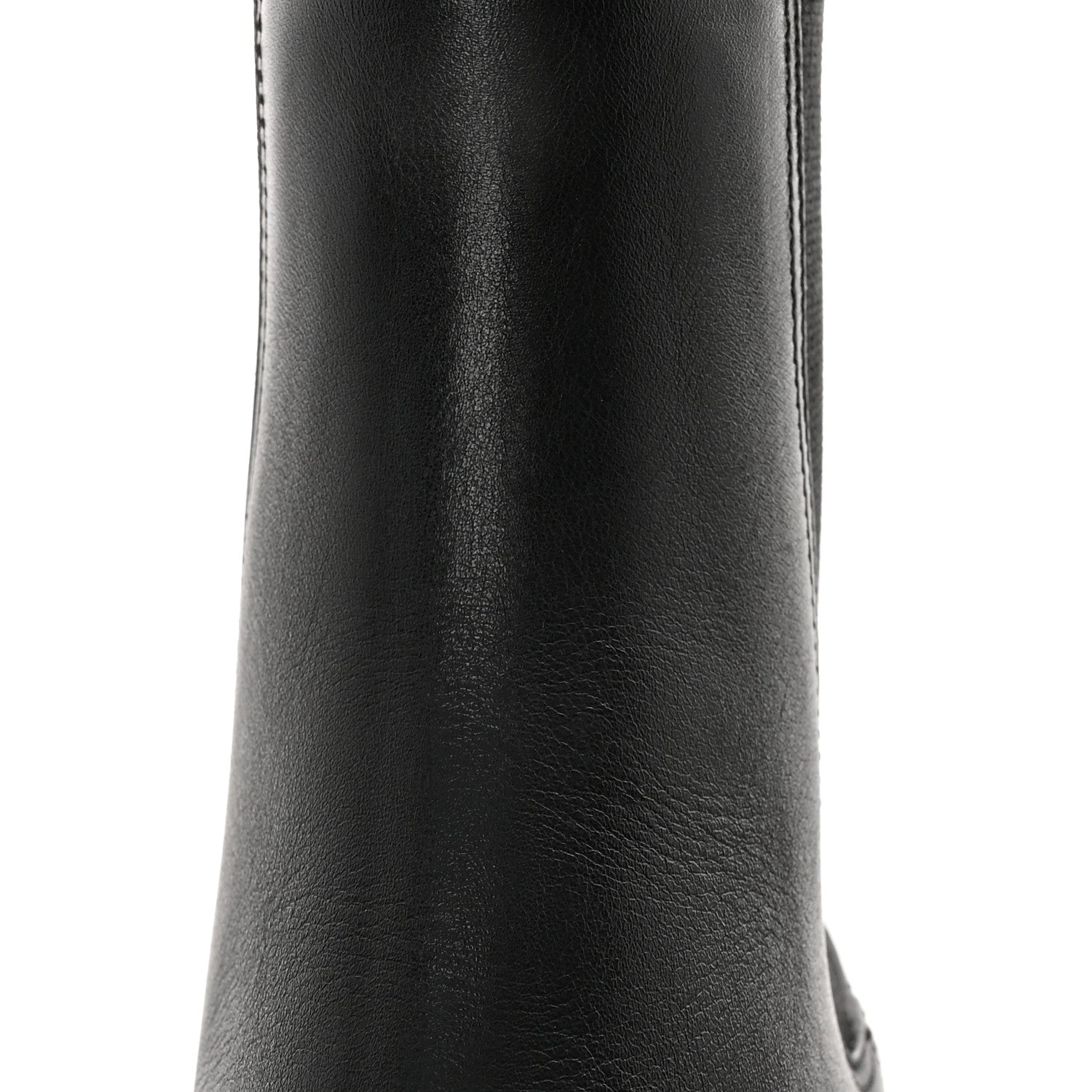 Gucci Flores Calfskin Horsebit Chain Ankle Boots 37 Black 11 of 13