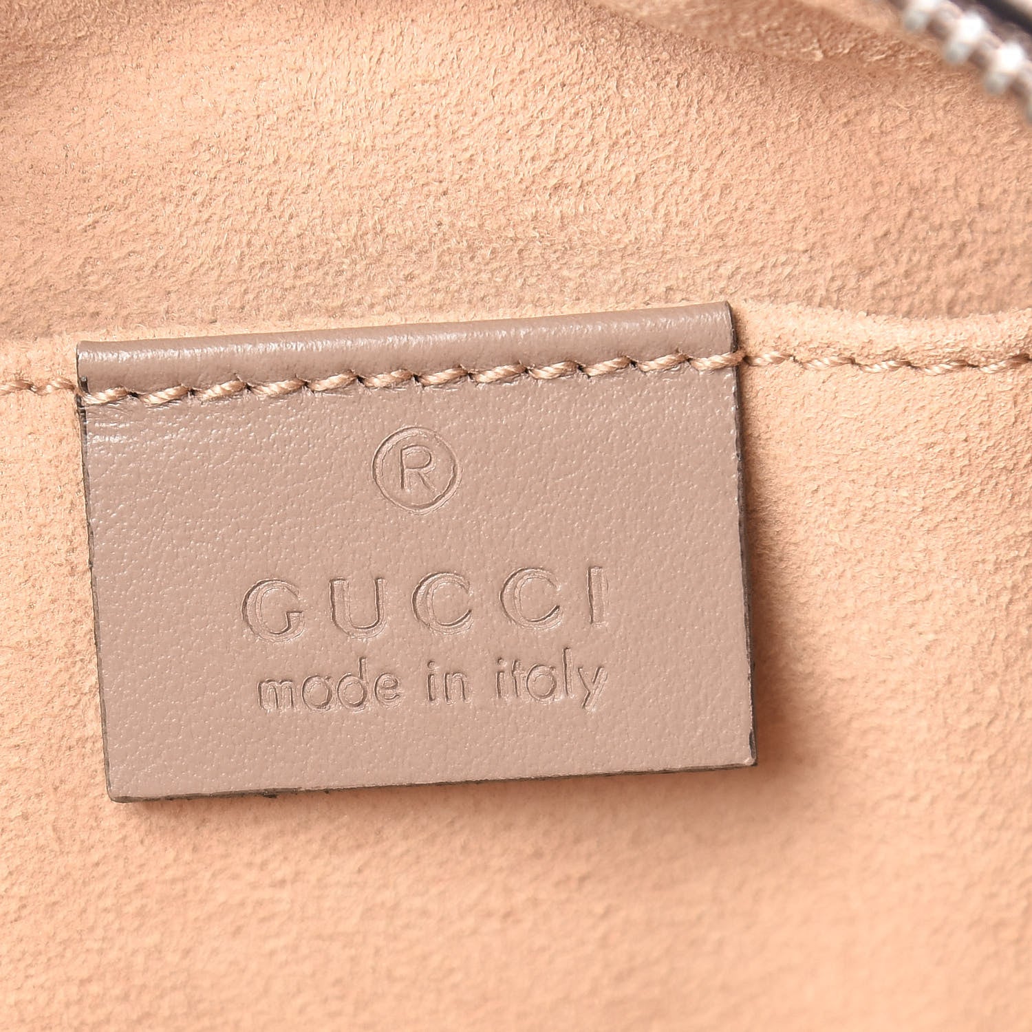 Gucci Calfskin Matelasse Mini GG Marmont Chain Shoulder Bag Porcelain Rose 6 of 10