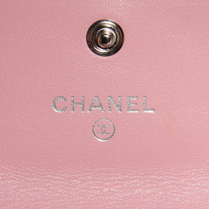 Chanel Caviar CC Timeless Card Holder Pink 7 of 9