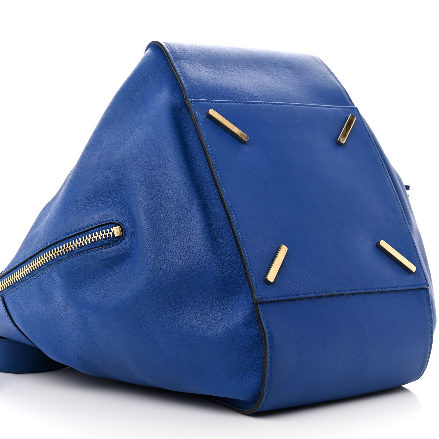 Calfskin Medium Hammock Shoulder Bag Electric Blue
