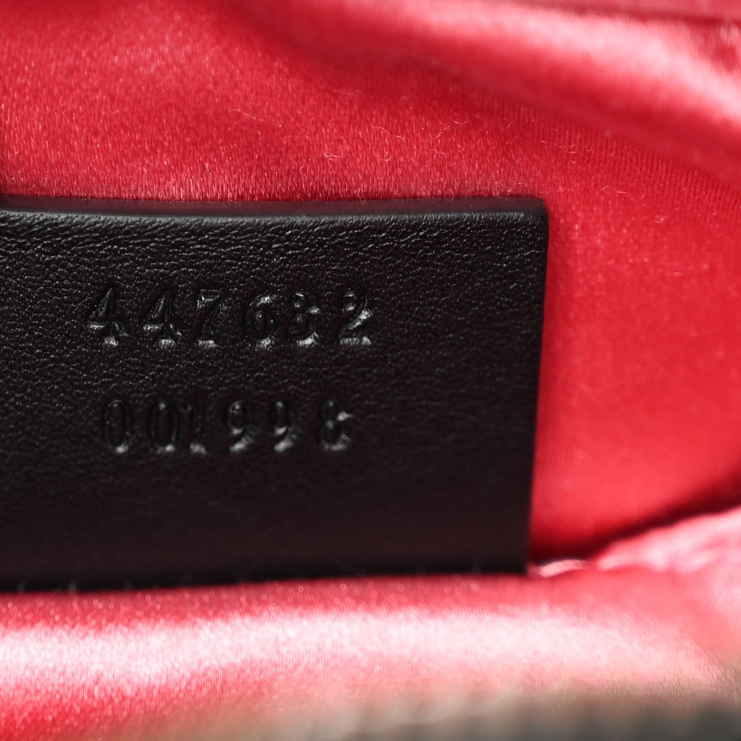 Velvet Matelasse Small GG Marmont Chain Shoulder Bag Black