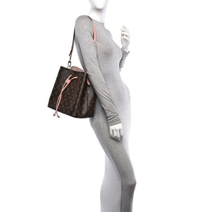 Louis Vuitton Monogram Neonoe MM Rose Poudre 3 of 11