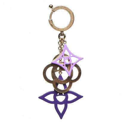 Louis Vuitton Brass Enamel Cosmic Blossom Bag Charm Violet 1 of 3