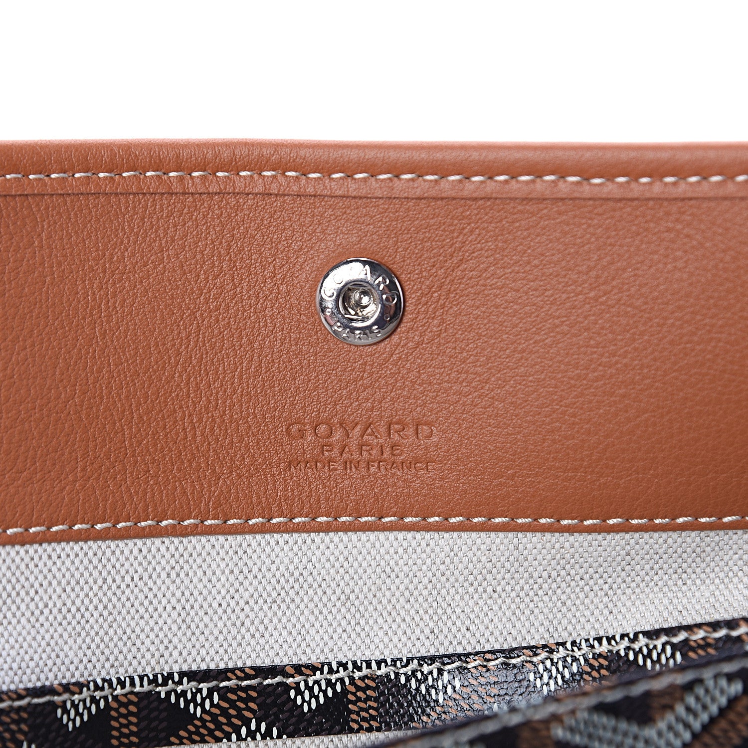 Goyard Goyardine Pouch Black Gold 5 of 5