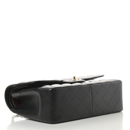 Chanel Caviar Quilted Jumbo Double Flap Black 4 of 11
