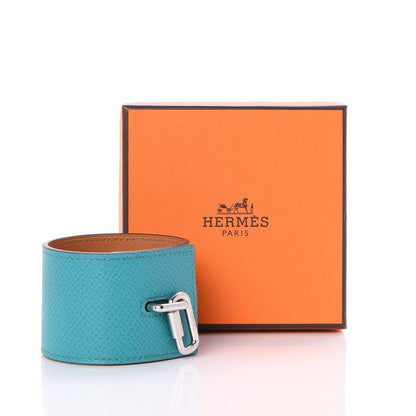 Hermes Epsom Curiosite Bracelet S Bleu Paon 7 of 7