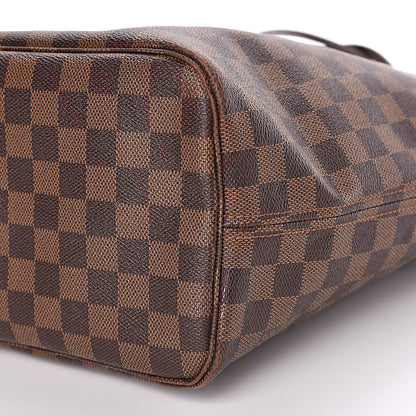 Louis Vuitton Damier Ebene Neo Neverfull MM Rose Ballerine 19 of 20