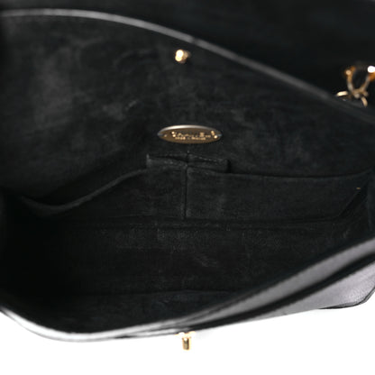 Chanel Grained Calfskin Medium Classic Pure Double Flap Black 5 of 8