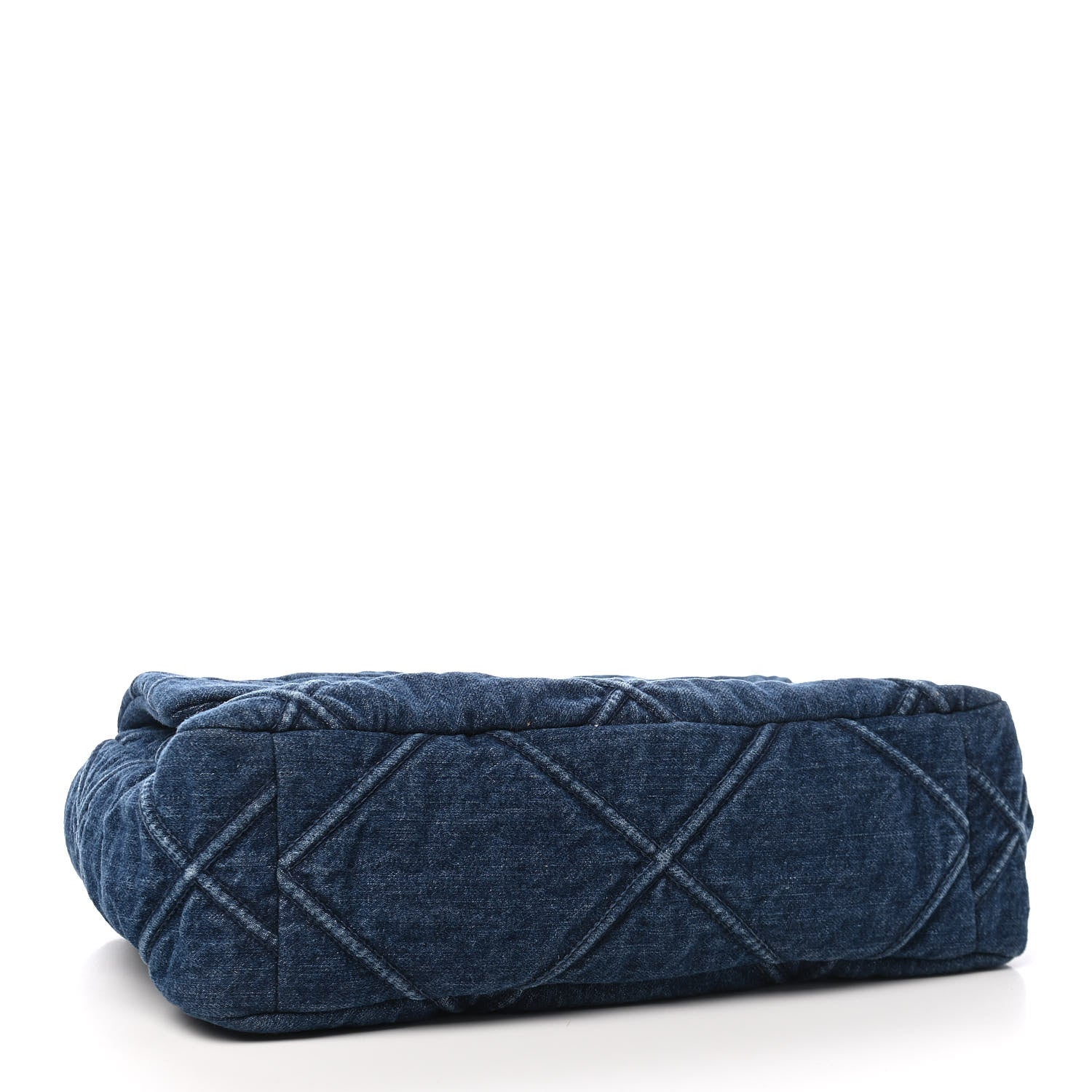 Chanel Denim Quilted Large Chanel 19 Flap Blue 4 of 9