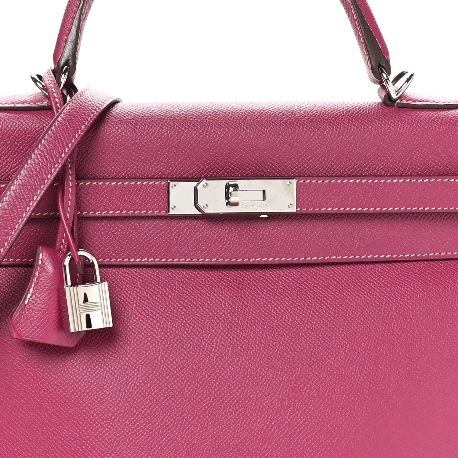 Hermes Epsom Candy Kelly Retourne 35 Tosca Rose Tyrien 8 of 10