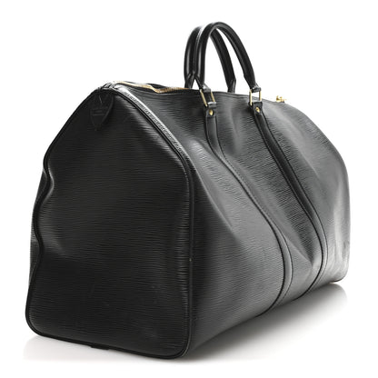 Louis Vuitton Epi Keepall 50 Black 2 of 11