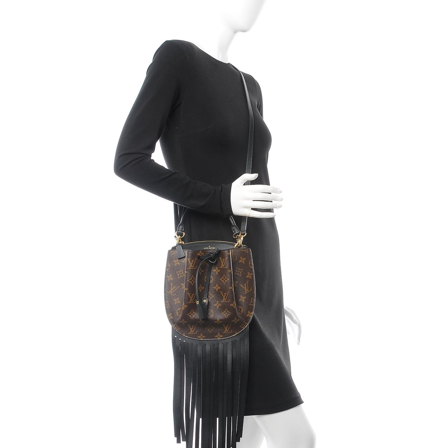 Monogram Fringed Noe