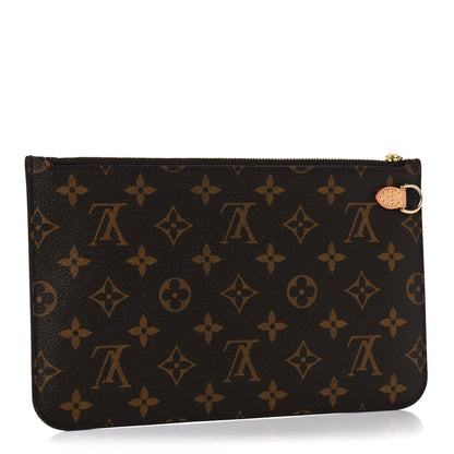 Louis Vuitton Monogram Neverfull MM GM Pochette 3 of 11