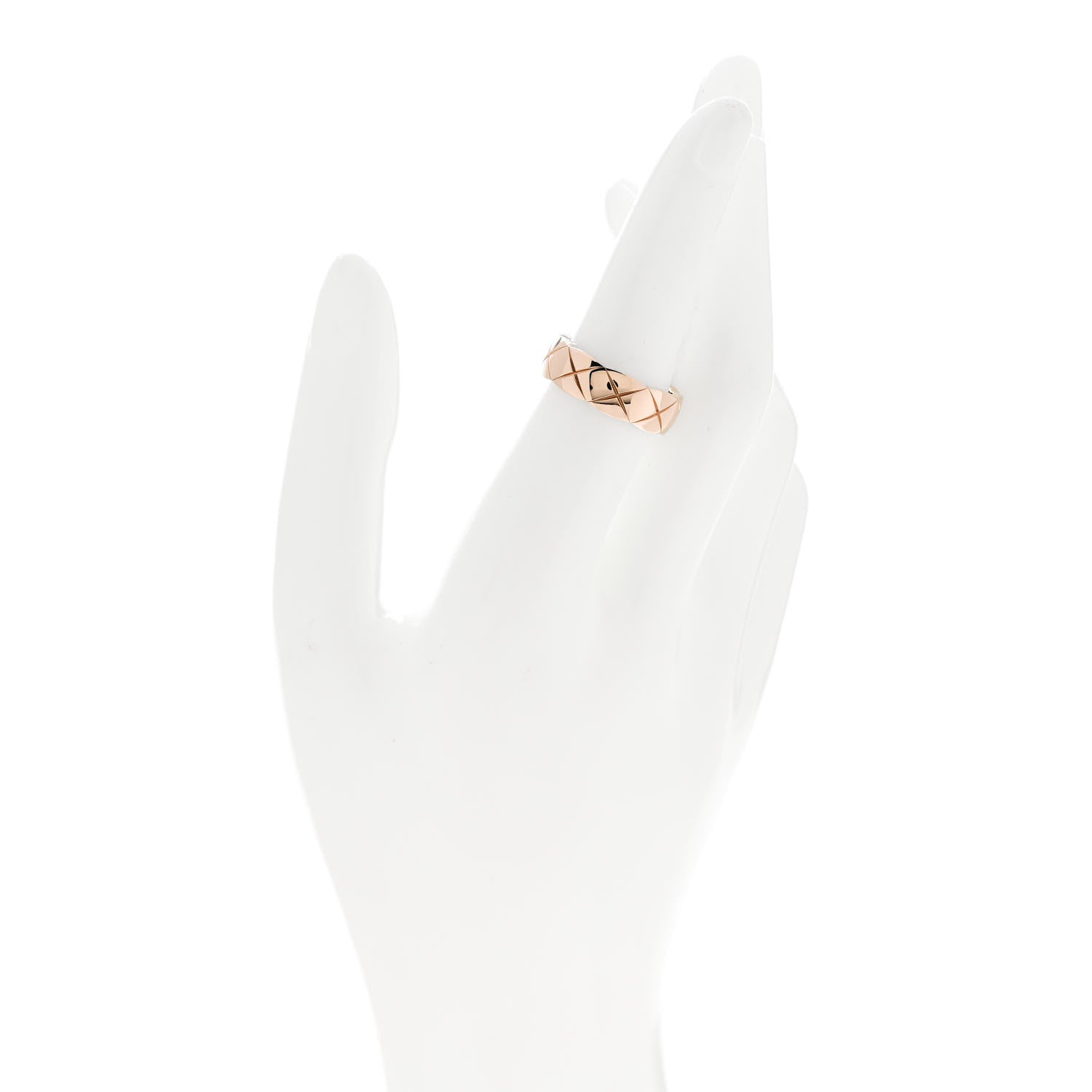 Chanel 18K Beige Gold Small Coco Crush Ring 54 6.75 2 of 7